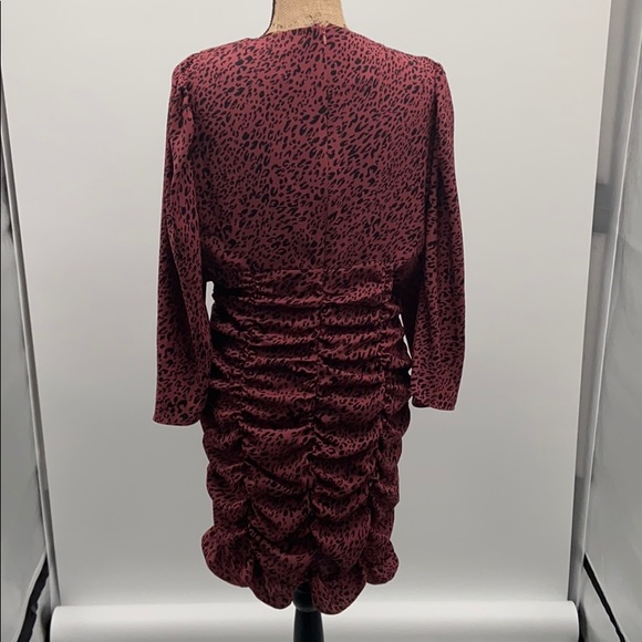 Zara bloggers fave animal print draped mini dress - Picture 8 of 16